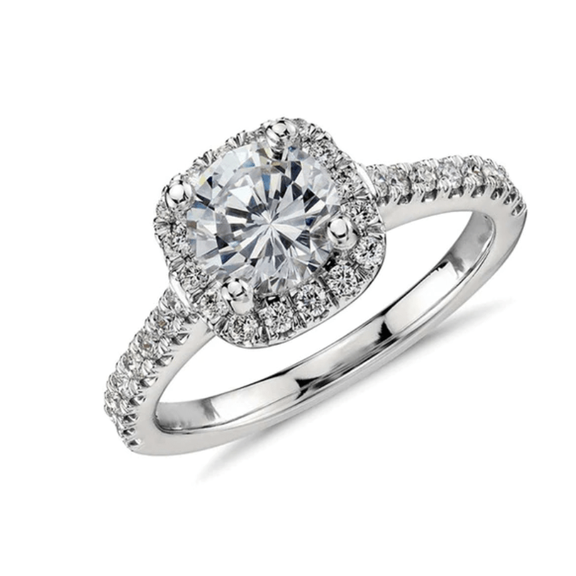 The Olivia Cushion Cut Ring