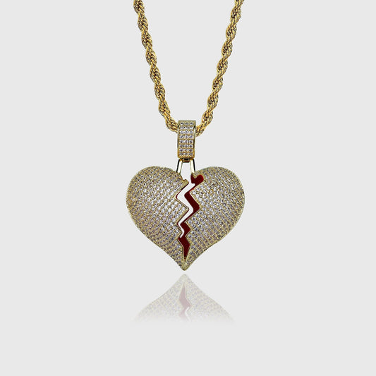 BROKEN HEART PENDANT [GOLD]